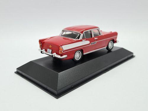Miniatura Simca Rallye 1962 Vermelho Brasileiros 1:43 - Planeta